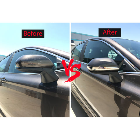 2pcs ABS Chrome Car Side Mirror Trim Rearview Mirror Protective Strip for Toyota Camry 2018-2024