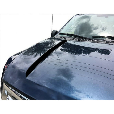 2x Glossy Black / Matte Black / Glossy Red Spear Hood Decal Vinyl Stripe Sticker for Ford F-150 2015-2019