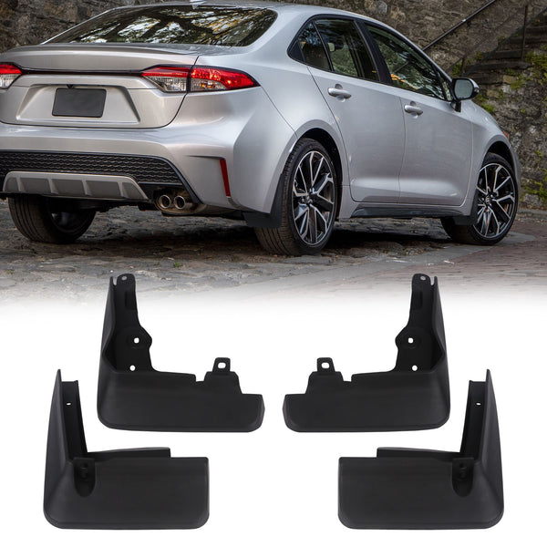 thumbnail image 2 of Wowpartspro 4x Mud Flaps Kit For 2020-2025 Toyota Corolla E210 – Front & Rear Splash Guards 2 of 5