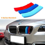 1 set BMW M-Colored Kidney Grille Insert Trim TRI Color M Sport Strips Strips For BMW