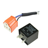 3-Pin Car Flasher Relay CF13 CF14 Fix LED Light Turn Signal Hyper Blink Flash Fix With Conversion Wire