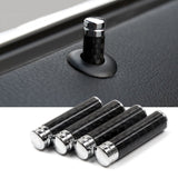 Carbon Fiber Door Lock Pull Knobs Pins Direct Fit For BMW 1 3 5 7 Series X1 X3 X4 X5 X6