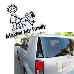 1x Making My Family Funny Illest Hellaflush Vinyl Decal Sticker Euro JDM Car Window