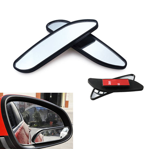 Blind Spot Mirror, 2 Pcs 5" Adjustable Stick On Auxiliary Rear-view Blind Spot Wide Angle Auto Mirrors For Car Truck SUVs Motorcycle