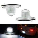 Exact Fit White 18-LED License Plate Light Lamps For Honda Civic Fit CR-V, etc