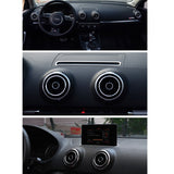 4pcs Chrome Car Auto AC Vent Outlet Decoration Ring Cover Trim for Audi A3 NEW