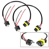 9006 To H4 Conversion Wires Adapters Headlight Retrofit or HID Kit Installation