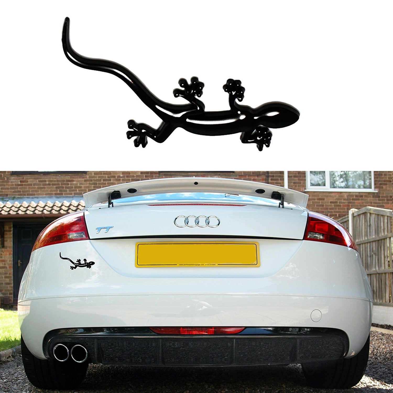 Black Lizard Gecko Badge Emblem For Audi Quattro A1 A4 A3 A5 TT S3