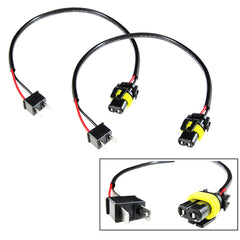 2x H7 Pigtail Wire Wiring Harness Cable Adapter for HID Ballast to Stock 9006 Socket