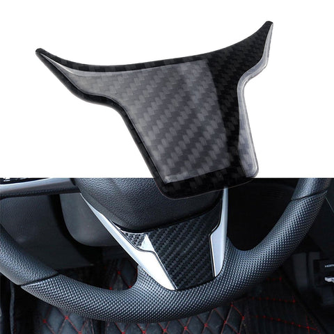 Real Carbon Fiber Steering Wheel Cover Panel Frame Trim for Honda Civic 2016 and up