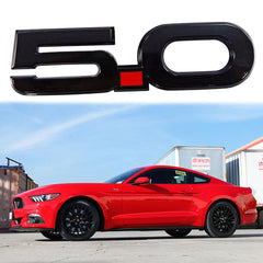 Side Badge Sticker 3D Logo 5.0 Liter Chrome Finish Fender Emblem For Newer Ford Mustang Cars 2015 2016