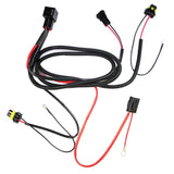 1 set H1 H3 H7 H11 9005 9006 HB4 HID Conversion Kit Relay Wire Harness Adapter Wiring