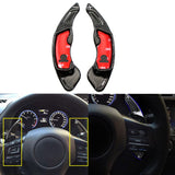 1 set Pure Real Carbon Fiber Steering Wheel Paddle DSG Shifter for Scion FRS Toyota GT86 Subaru Forester 2013 and up