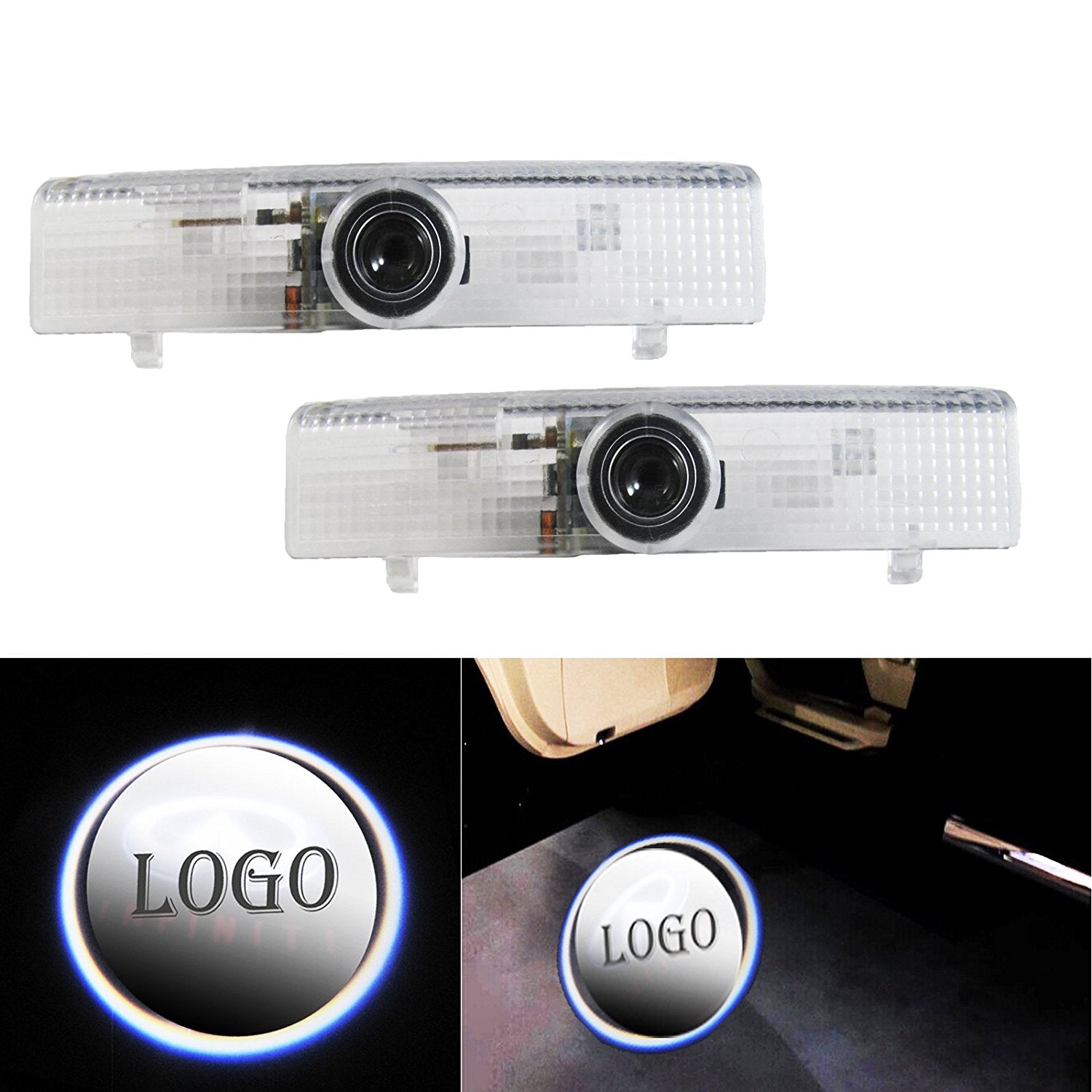 LED door with LOGO: led ghost shadow light 