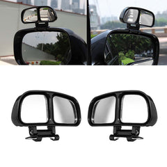 Blind Spot Mirror, 2 Pcs Square Stick On Rear View Convex Side Wide Angle with DUAL Adjustable Mirrors For Car Truck SUVs Motorcycle