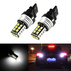 2x 7440 7443 10W 15-SMD Bright White LED Bulbs For Backup Reverse,Turn signal,Tail lights