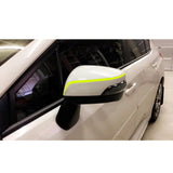 2x Yellow Side View Mirror PinStripes Decal Sticker For Subaru WRX STI 2015-2020