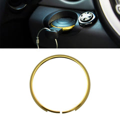 Gold Aluminum Remote Control Key Ring Rim Surrounding For Mini Cooper JCW R55 R56