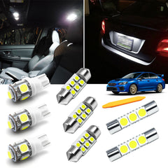 White LED Interior Lights Package Kit for Subaru Impreza WRX STI 2015-2020