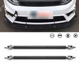 Strut Rod Carbon Pattern 8"-11" Front Bumper Diffuser Tie Bar For Subaru WRX STI