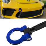 Blue Track Racing Style Aluminum Tow Hook For Porsche Carrera 911 991 2014-up