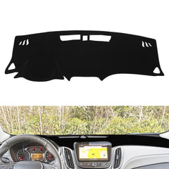 Center Console Dashboard Mat Pre-Cut Non-Slip Sunshield Sun Glare Protector Dash Carpet Pad Black Cover Compatible with Chevrolet Equinox SUV 2018-2022
