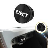 Eject Cigarette Lighter Push Button Plug Replacement Cover, Aluminum Black, Fit Cars Trucks SUVs with 12V Power Source