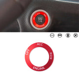 Red Engine Start Stop Button Switch Ring Cover Trim For Dodge Charger 2010-2019