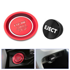 Engine Start + Black Cigarette Lighter Eject Button Trim For Honda Civic 2022