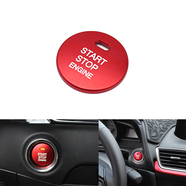 VDARK Bling Start Stop Button Aufkleber Für Mazda - Kristall Design Zündknopf Dekoration