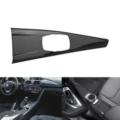 Carbon Fiber Pattern Inner Center Console Multimedia Panel Frame Cover Trim For BMW 3 4 Series F30 F33 F34 F36, M3 M4 F80 F82