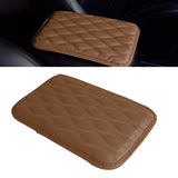 Brown Car Accessories Armrest Cushion Cover Center Box Pad Protector Universal