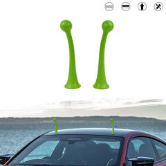 Green PU Foam Creative Tentacles Car Roof Rear Trunk Cute Ornaments Universal 2x