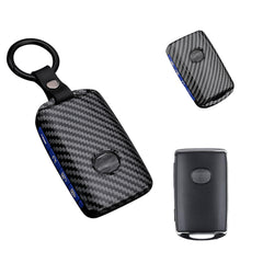 Carbon Fiber Texture Full Protect Remote Key Fob Cover For Mazda CX-9 2020-21