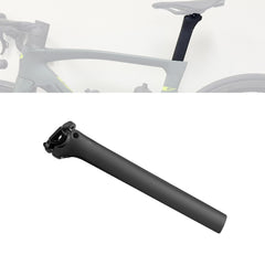 Matte Black Carbon 340mm 0mm Offset Seatpost Compatible with Pinarello DOGMA F
