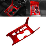 Gear Shift Box Cigarette Lighter Panel Cover Trim Compatible with Honda Accord 10th Gen 2018-2021 Hybrid, Red