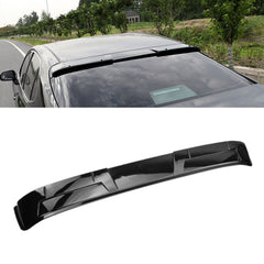 Glossy Black V Style Rear Roof Window Windshield Deflector Spoiler Visor Decoration Cover Trim For 2018-2024 Toyota Camry