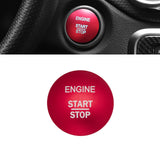 Red Alloy Engine Start/Stop Push Button Decor Cover For Mercedes Benz GLA GLC 1x