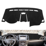 Inner DashMat Cover Dashboard Mat Non-Slip Poly Carpet For Ford Edge 2015-2019