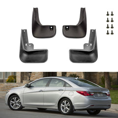 4pieces Car Mudguard Fender Mud Flaps Splash Guards For Hyundai Sonata 2011-2014