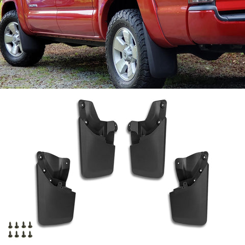 4PCS/SET Mud Flaps Splash Guards OE Replacement Kit For Toyota Tacoma 2016-2023