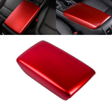 Inner Center Console Armrest Box Cover Trim, Sporty Red, Compatible with Honda Civic 11th Gen 2022