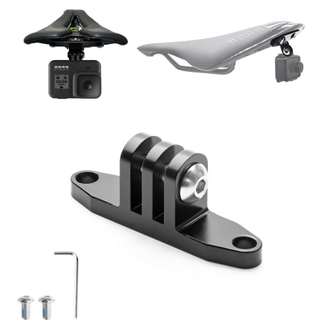 Bike Saddle Rail Mount for Gopro Insta360 Sport Camera, Compatible with Trek Aeolus Saddle