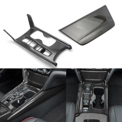 Set of ABS Carbon Fiber Center Console Gear Shift Box Trim For Honda Accord 2018-up