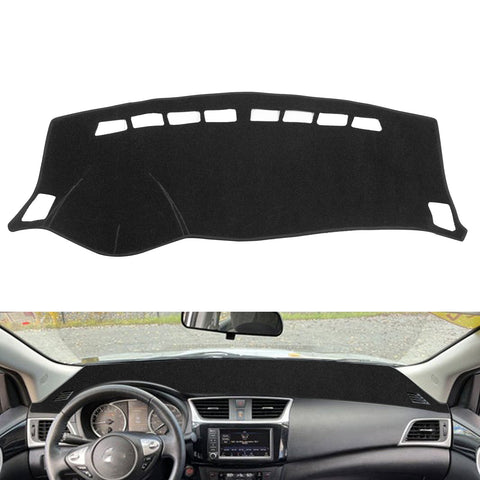 For Nissan Sentra 2013-2019 Interior DashMat Cover Dashboard Mat Non-Slip Carpet