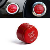 Glossy Red Engine Start Button Cover Trim For BMW 4/5/6/7 Series F01 F02 F10 F11