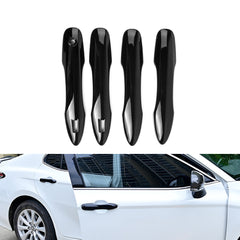 Gloss Black Door Handle Overlay Cover Trim For Toyota Camry Avalon Prius Corolla
