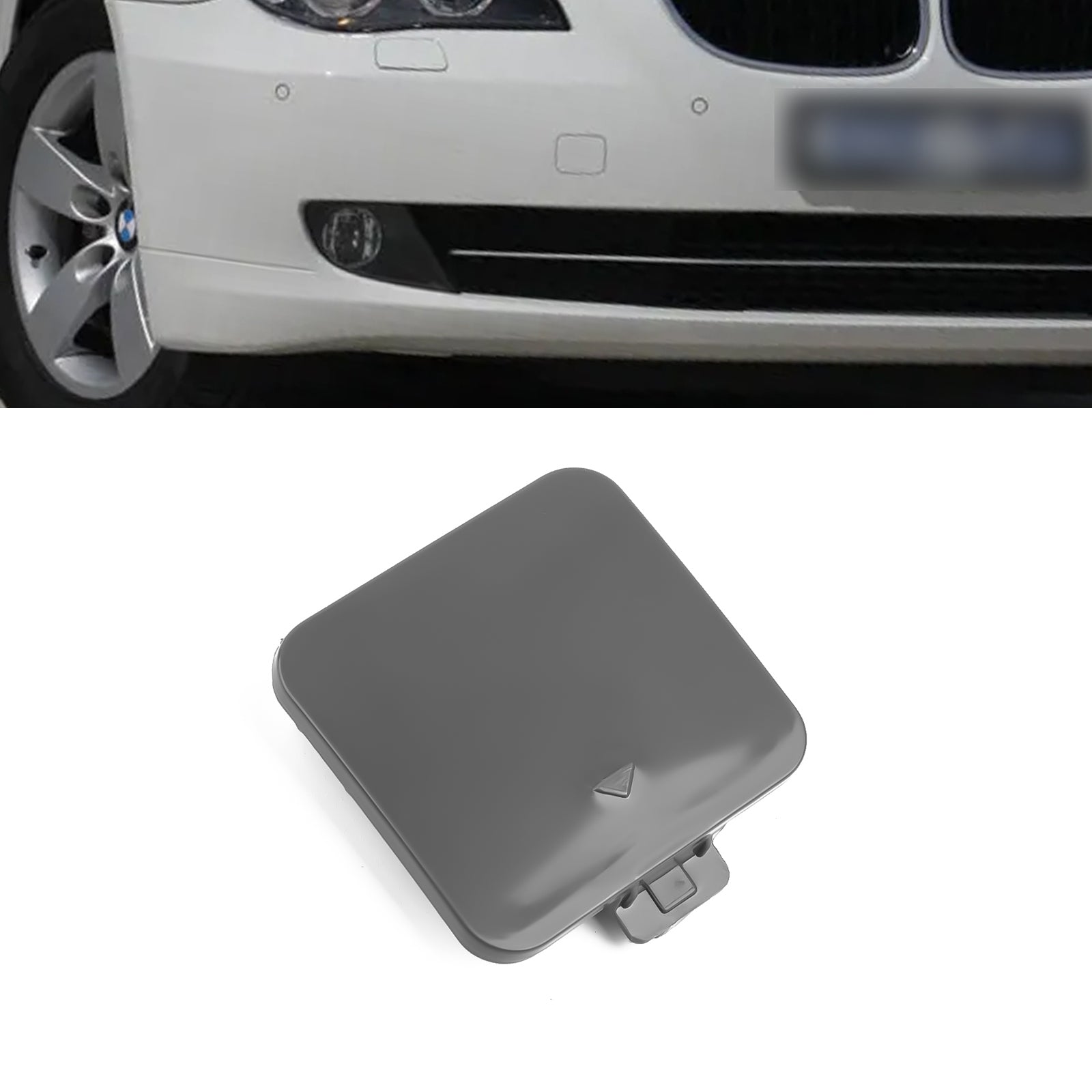 Front Bumper Tow Hook Cap Replacement Cover For BMW 5 Series 525i E60