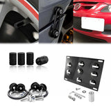 Set Tow Hook License Plate + Air Valve Cap + Release Fastener For Mazda 3 6 CX-5