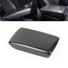 Carbon Fiber Style Center Storage Seat Box Panel Cover For 11th Gen Honda Civic